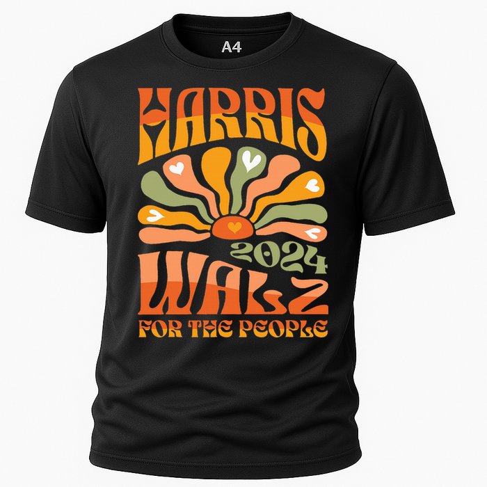 Harris Walz 2024 Election President Kamala Harris Tim Waltz Cooling Performance Crew T-Shirt