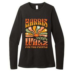 Harris Walz 2024 Election President Kamala Harris Tim Waltz Womens CVC Long Sleeve Shirt