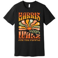 Harris Walz 2024 Election President Kamala Harris Tim Waltz Premium T-Shirt