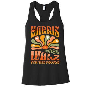 Harris Walz 2024 Election President Kamala Harris Tim Waltz Women's Racerback Tank