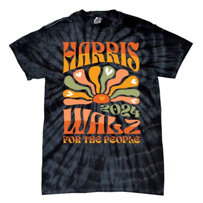 Harris Walz 2024 Election President Kamala Harris Tim Waltz Tie-Dye T-Shirt