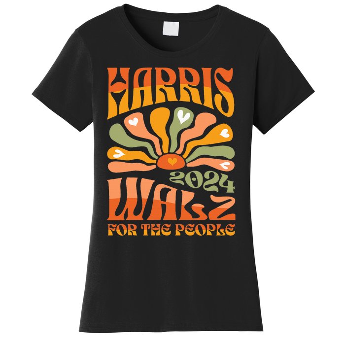 Harris Walz 2024 Election President Kamala Harris Tim Waltz Women's T-Shirt