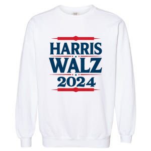 Harris Walz 2024 Election Kamala Harris Tim Walz Waltz Garment-Dyed Sweatshirt