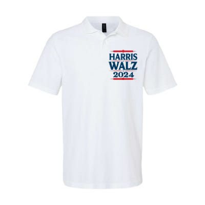 Harris Walz 2024 Election Kamala Harris Tim Walz Waltz Softstyle Adult Sport Polo