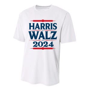 Harris Walz 2024 Election Kamala Harris Tim Walz Waltz Performance Sprint T-Shirt