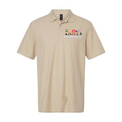 Harris Walz 2024 Unity Over Division Harris Walz 2024 Softstyle Adult Sport Polo