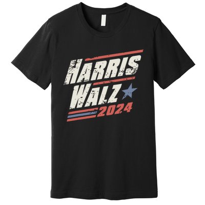 Harris Walz 2024 Vintage Style Premium T-Shirt