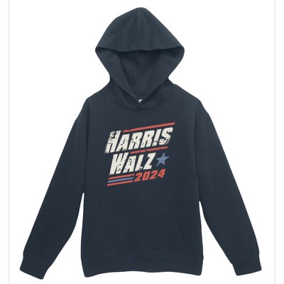 Harris Walz 2024 Vintage Style Urban Pullover Hoodie