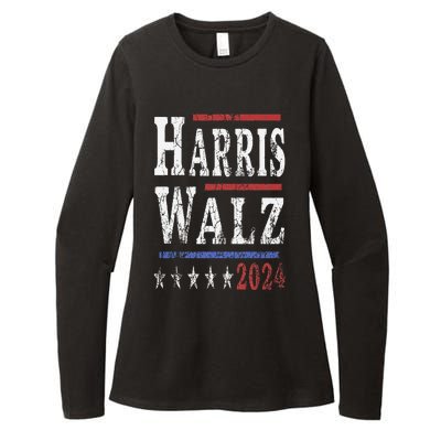 Harris Walz 2024 Election Kamala Harris Tim Waltz 2024 Womens CVC Long Sleeve Shirt