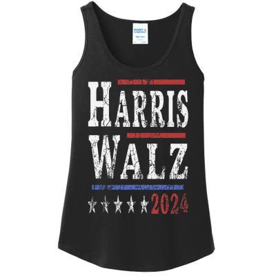 Harris Walz 2024 Election Kamala Harris Tim Waltz 2024 Ladies Essential Tank