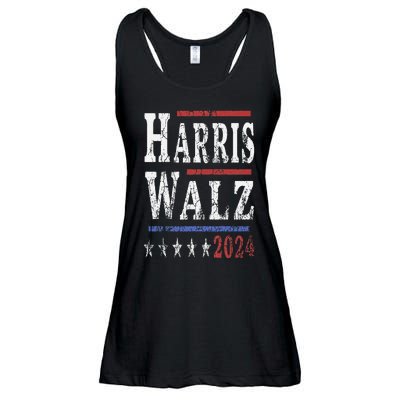 Harris Walz 2024 Election Kamala Harris Tim Waltz 2024 Ladies Essential Flowy Tank