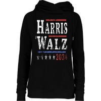 Harris Walz 2024 Election Kamala Harris Tim Waltz 2024 Womens Funnel Neck Pullover Hood