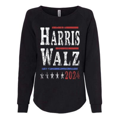 Harris Walz 2024 Election Kamala Harris Tim Waltz 2024 Womens California Wash Sweatshirt