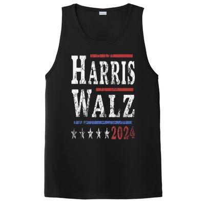 Harris Walz 2024 Election Kamala Harris Tim Waltz 2024 PosiCharge Competitor Tank