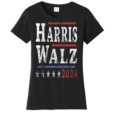 Harris Walz 2024 Election Kamala Harris Tim Waltz 2024 Women's T-Shirt