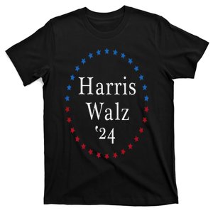 Harris Walz 2024 For President Patriotic Kamala Waltz 2024 T-Shirt