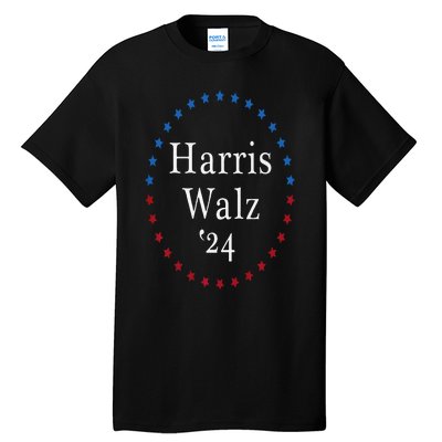 Harris Walz 2024 For President Patriotic Kamala Waltz 2024 Tall T-Shirt