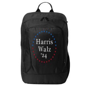 Harris Walz 2024 For President Patriotic Kamala Waltz 2024 City Backpack