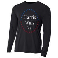 Harris Walz 2024 For President Patriotic Kamala Waltz 2024 Cooling Performance Long Sleeve Crew