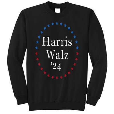 Harris Walz 2024 For President Patriotic Kamala Waltz 2024 Tall Sweatshirt