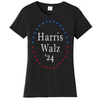 Harris Walz 2024 For President Patriotic Kamala Waltz 2024 Women's T-Shirt