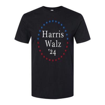 Harris Walz 2024 For President Patriotic Kamala Waltz 2024 Softstyle CVC T-Shirt