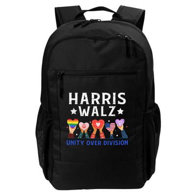 Harris Walz 2024 Unity Over Division Harris Walz 2024 Daily Commute Backpack