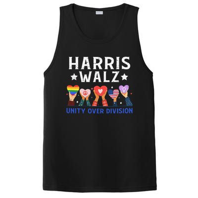 Harris Walz 2024 Unity Over Division Harris Walz 2024 PosiCharge Competitor Tank