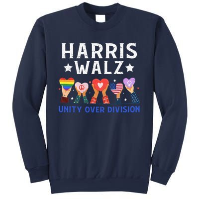 Harris Walz 2024 Unity Over Division Harris Walz 2024 Sweatshirt