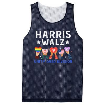 Harris Walz 2024 Unity Over Division Harris Walz 2024 Mesh Reversible Basketball Jersey Tank