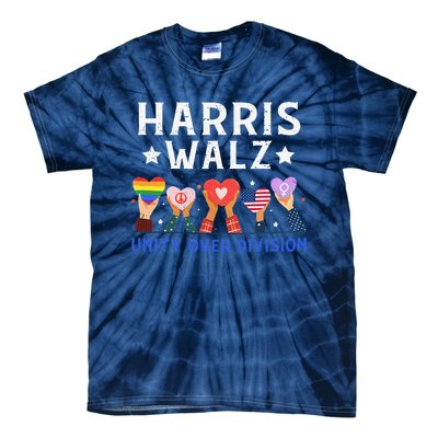 Harris Walz 2024 Unity Over Division Harris Walz 2024 Tie-Dye T-Shirt