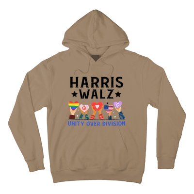 Harris Walz 2024 Unity Over Division Harris Walz 2024 Hoodie