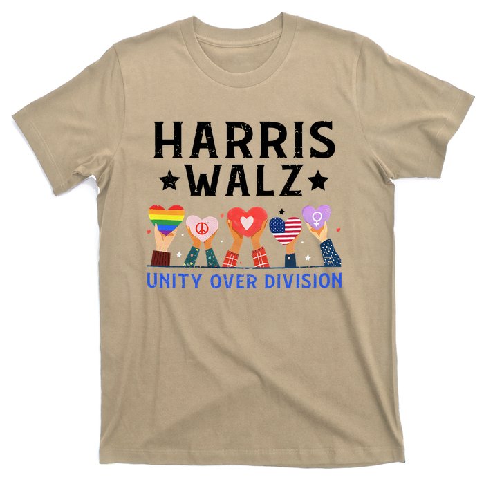 Harris Walz 2024 Unity Over Division Harris Walz 2024 T-Shirt