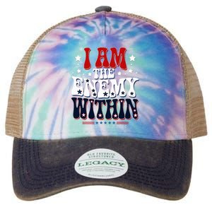 Harris Walz 2024 I Am The Enemy Within Legacy Tie Dye Trucker Hat