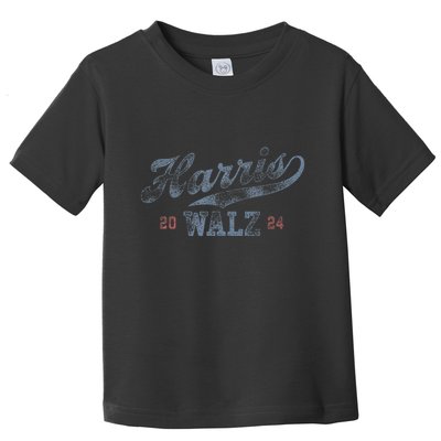 Harris Waltz 2024 Baseball Script Women Harris Waltz 2024 Toddler T-Shirt