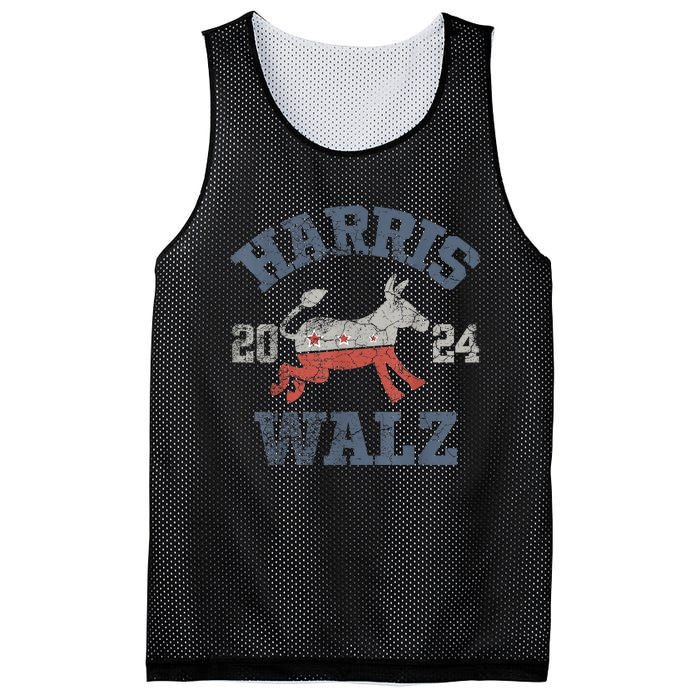 Harris Waltz 2024 Election Kamala Harris Tim Waltz 2024 Mesh Reversible Basketball Jersey Tank