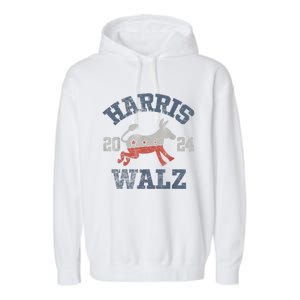 Harris Waltz 2024 Election Kamala Harris Tim Waltz 2024 Garment-Dyed Fleece Hoodie