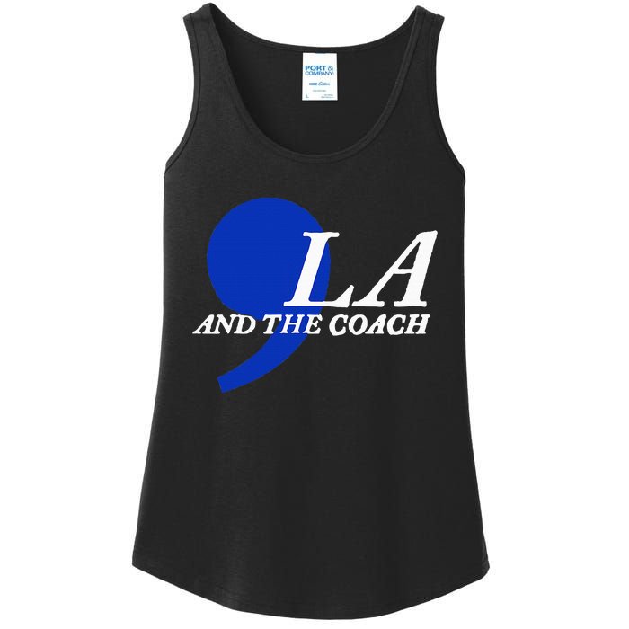 Harris Walz 2024 Comma La And The Coach Ladies Essential Tank