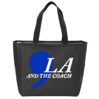 Harris Walz 2024 Comma La And The Coach Zip Tote Bag