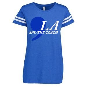 Harris Walz 2024 Comma La And The Coach Enza Ladies Jersey Football T-Shirt