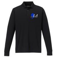 Harris Walz 2024 Comma La And The Coach Performance Long Sleeve Polo