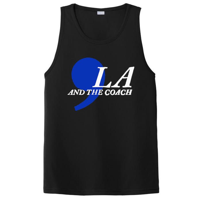 Harris Walz 2024 Comma La And The Coach PosiCharge Competitor Tank