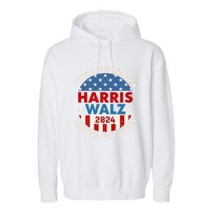 Harris Walz 2024 When We Fight We Win We Are Not Going Back Garment-Dyed Fleece Hoodie