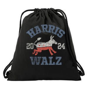 Harris Waltz 2024 Election Kamala Harris Tim Waltz 2024 Drawstring Bag