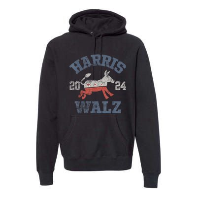 Harris Waltz 2024 Election Kamala Harris Tim Waltz 2024 Premium Hoodie