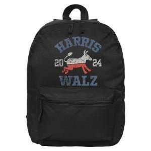 Harris Waltz 2024 Election Kamala Harris Tim Waltz 2024 16 in Basic Backpack