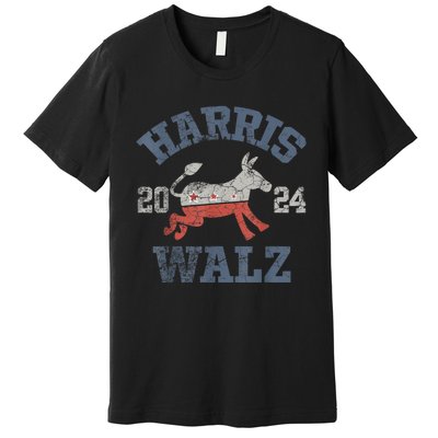 Harris Waltz 2024 Election Kamala Harris Tim Waltz 2024 Premium T-Shirt