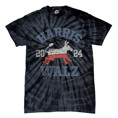 Harris Waltz 2024 Election Kamala Harris Tim Waltz 2024 Tie-Dye T-Shirt