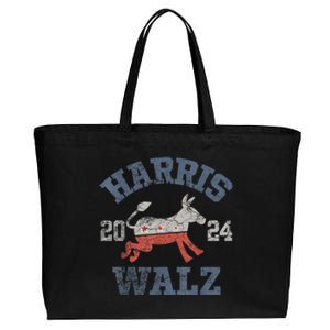 Harris Waltz 2024 Election Kamala Harris Tim Waltz 2024 Cotton Canvas Jumbo Tote