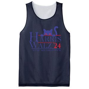 Harris Waltz 2024 WeRe Not Going Back Funny Cat Lady Gift Mesh Reversible Basketball Jersey Tank